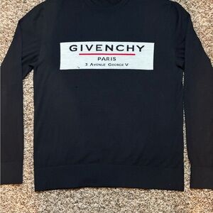 Givenchy Black Crewneck Sweater for Men